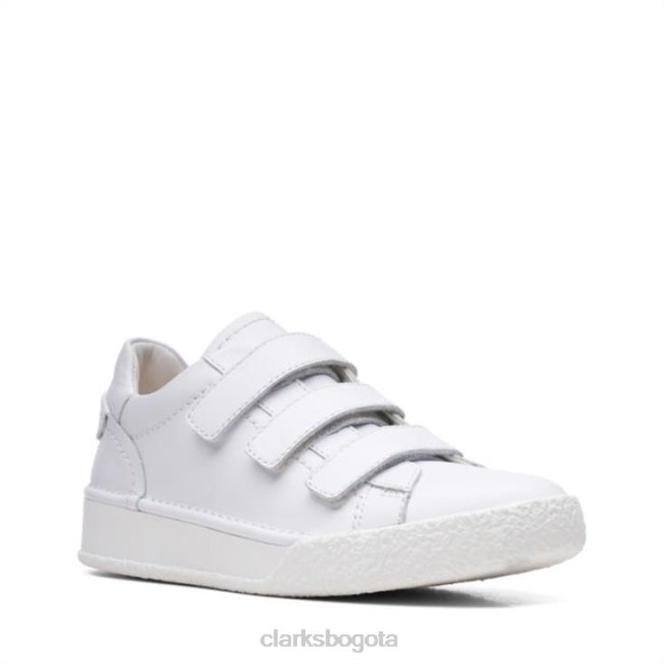 Clarks 0DX8L5191 correa para copa artesanal cuero blanco clarks cuero blanco unisexo cuero blanco