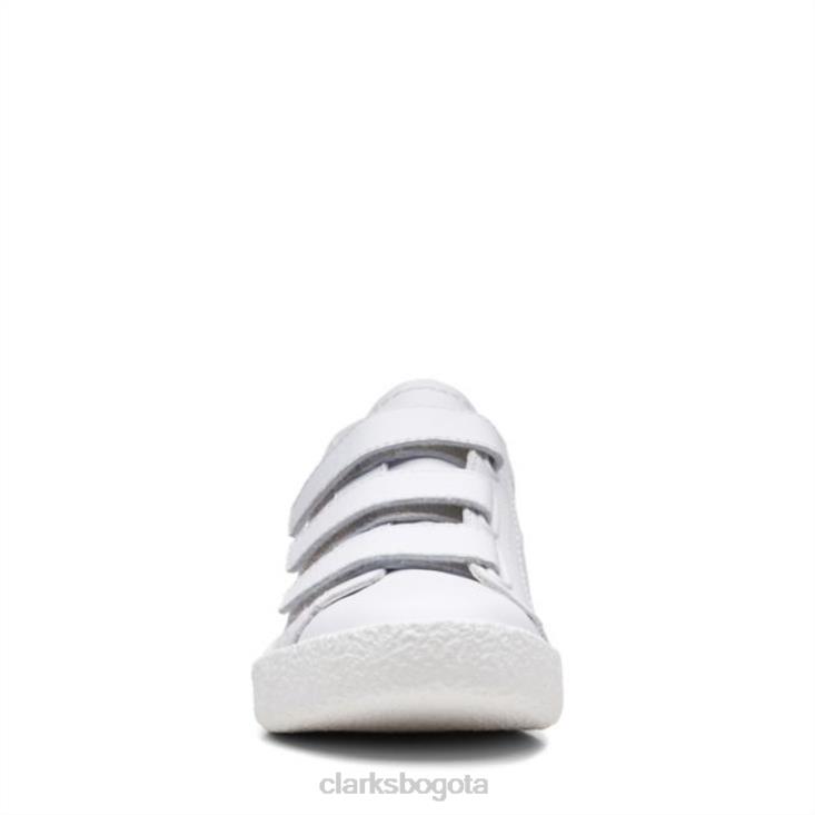 Clarks 0DX8L5191 correa para copa artesanal cuero blanco clarks cuero blanco unisexo cuero blanco