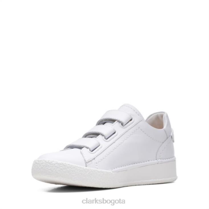 Clarks 0DX8L5191 correa para copa artesanal cuero blanco clarks cuero blanco unisexo cuero blanco