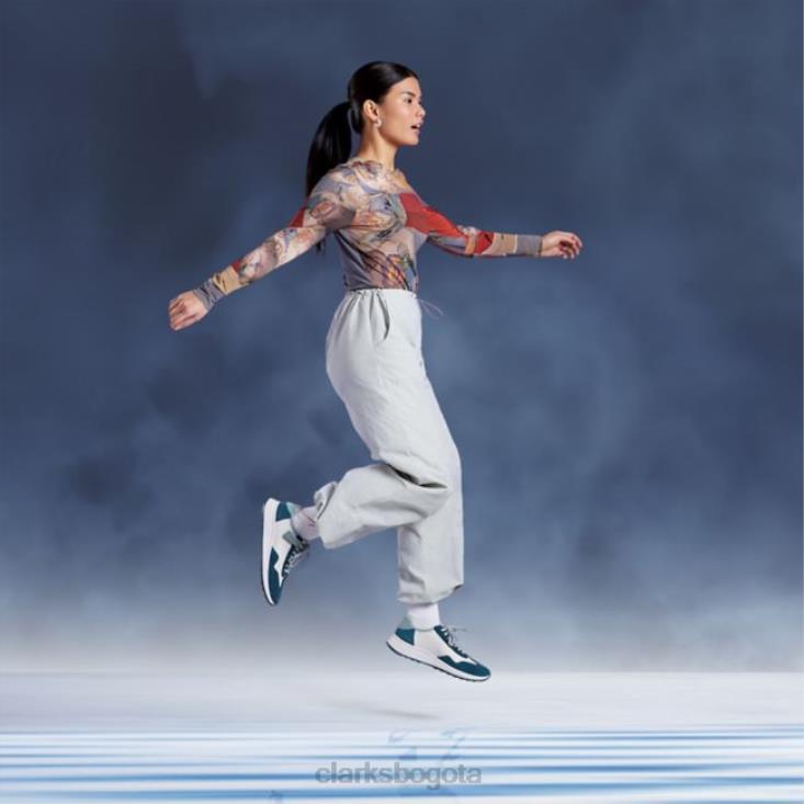 Clarks 0DX8L5195 combinación verde azulado clarks dash lite lo combinación verde azulado unisexo combinación verde azulado