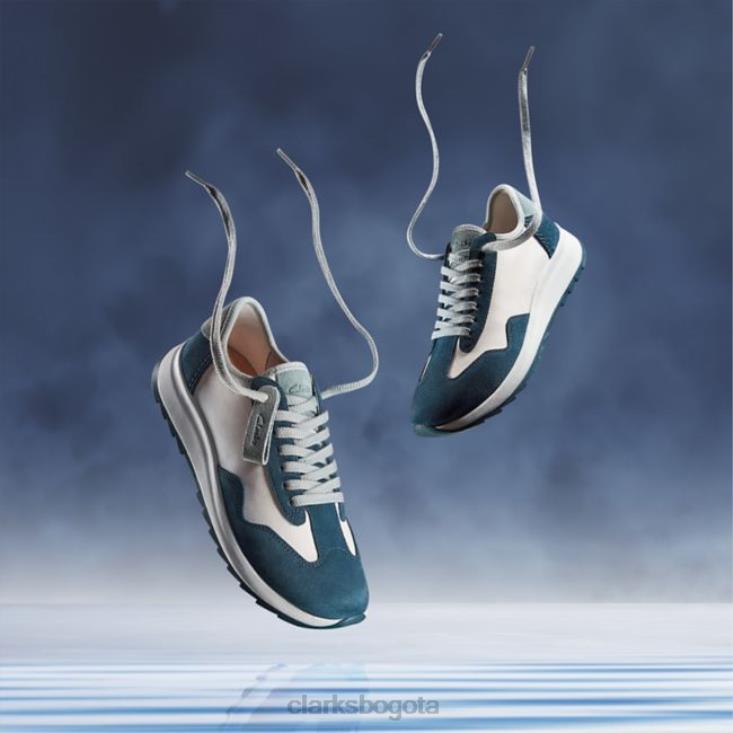 Clarks 0DX8L5195 combinación verde azulado clarks dash lite lo combinación verde azulado unisexo combinación verde azulado