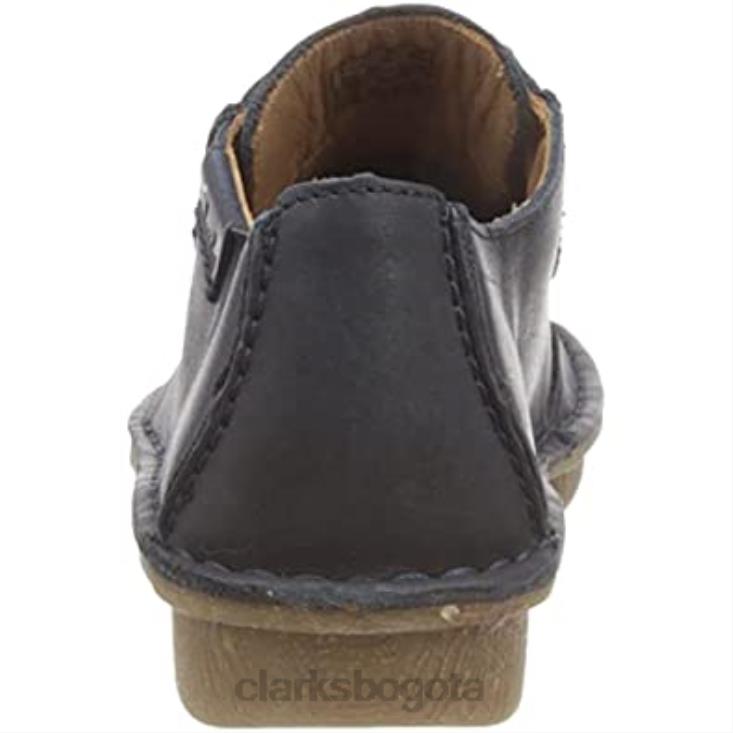 Clarks 0DX8L520 Clarks de cuero azul marino para mujer fun ny dream oxford mujer