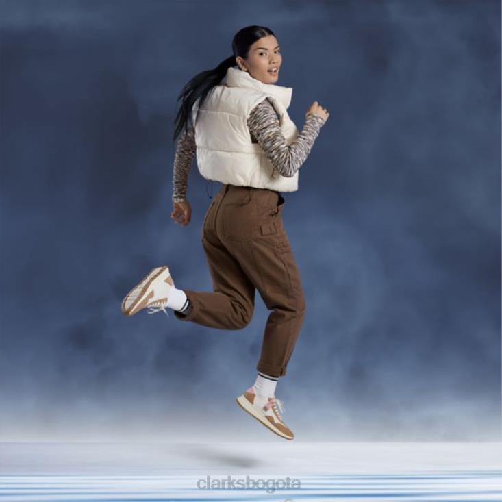 Clarks 0DX8L5203 clarks dash lite lo combi tostado claro unisexo combinación bronceado claro