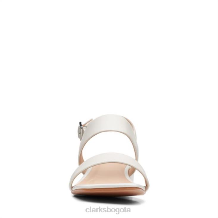 Clarks 0DX8L5211 cuero blanco clarks seren25 correa cuero blanco unisexo cuero blanco