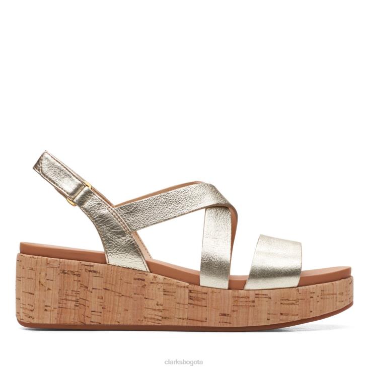 Clarks 0DX8L5218 clarks kimmei corcho champán champán mujer champán