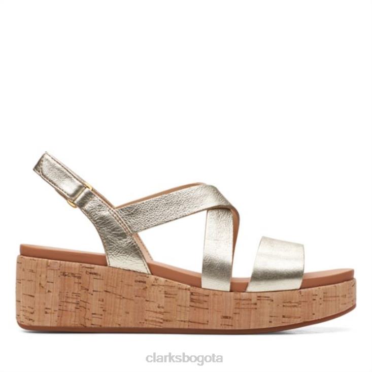 Clarks 0DX8L5218 clarks kimmei corcho champán champán mujer champán