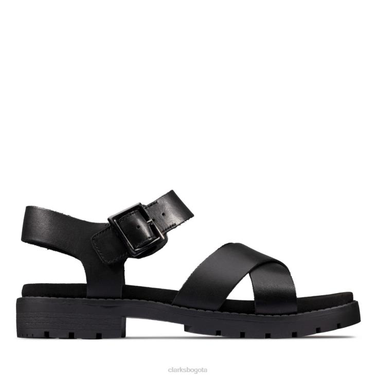 Clarks 0DX8L5219 cuero negro clarks orinoco correa cuero negro mujer cuero negro