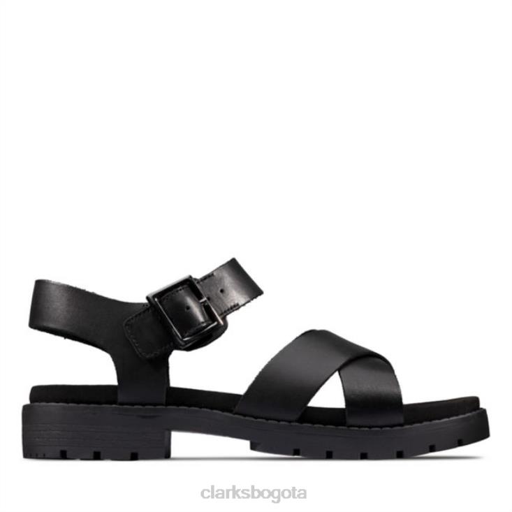 Clarks 0DX8L5219 cuero negro clarks orinoco correa cuero negro mujer cuero negro