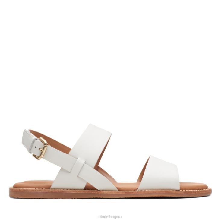 Clarks 0DX8L5229 correa karsea blanca clarks blanca unisexo blanco