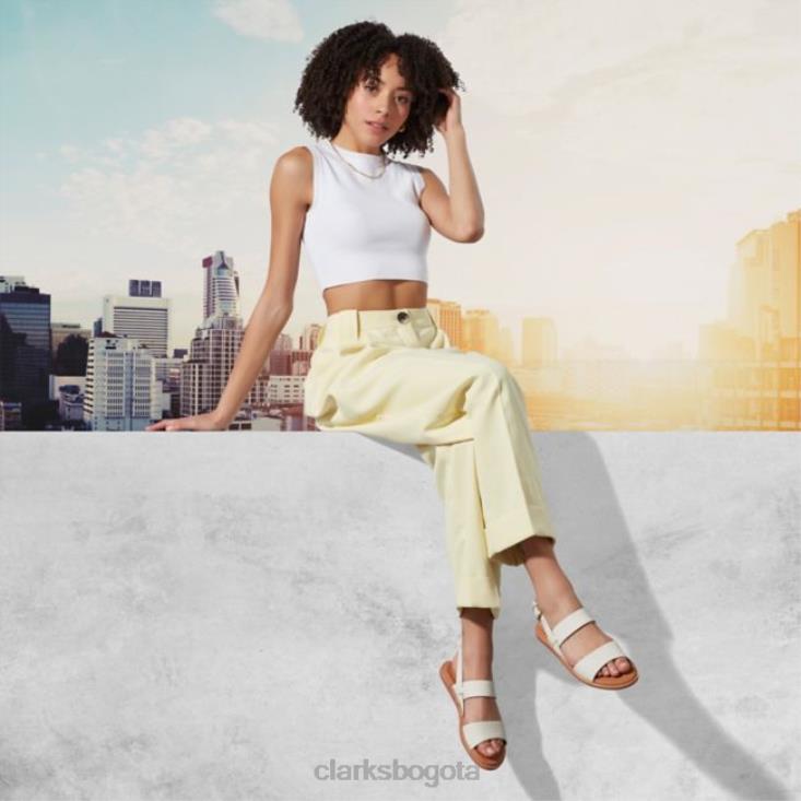 Clarks 0DX8L5229 correa karsea blanca clarks blanca unisexo blanco