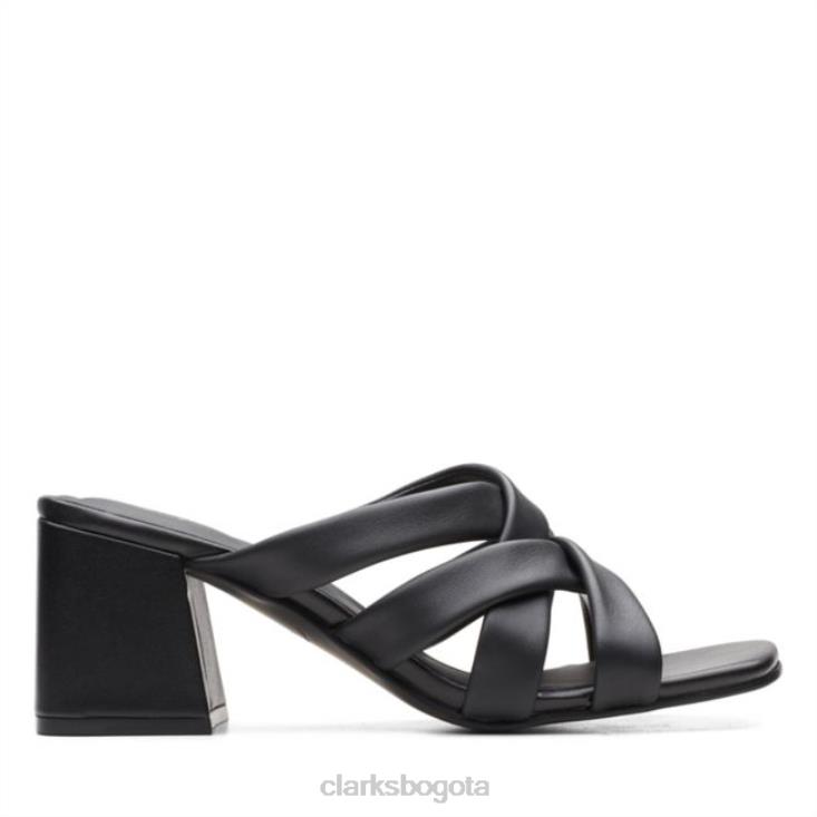 Clarks 0DX8L5236 Clarks de cuero negro transparente de 65 pasos de cuero negro unisexo cuero negro