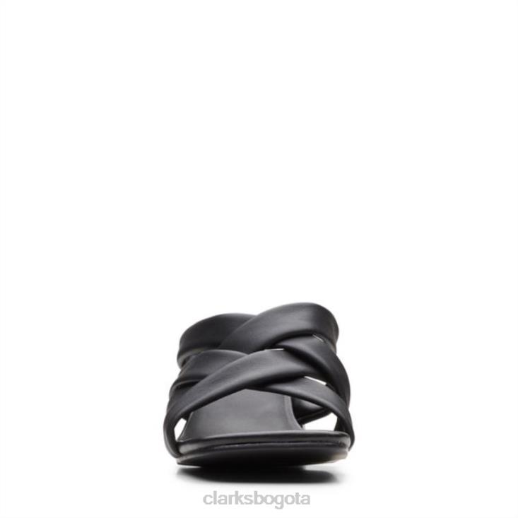 Clarks 0DX8L5236 Clarks de cuero negro transparente de 65 pasos de cuero negro unisexo cuero negro