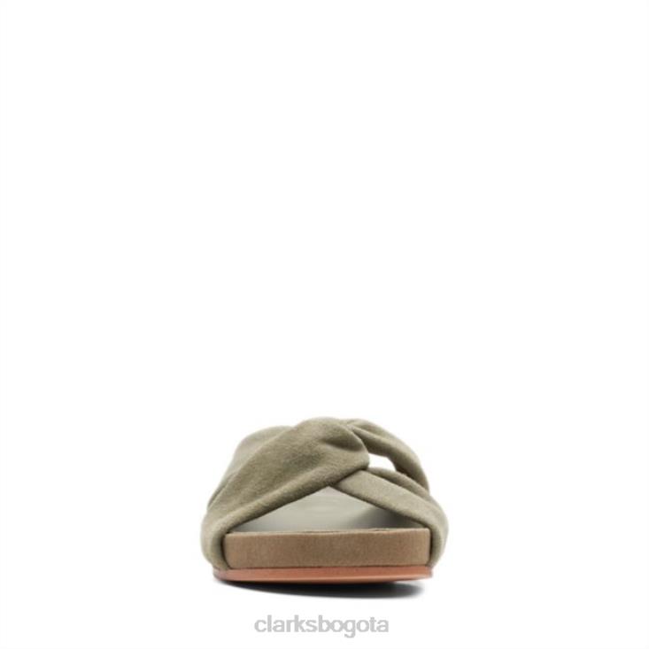 Clarks 0DX8L5246 Clarks de salvia con toque puro mujer sabio