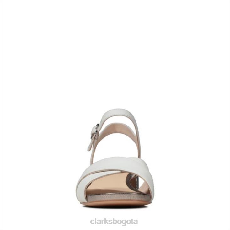Clarks 0DX8L5247 transparente 35 correas combi blanco clarks white combi unisexo combinación blanca