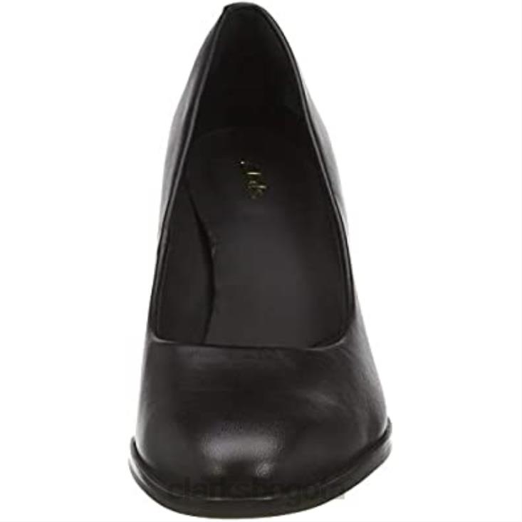 Clarks 0DX8L525 zapatos de tacón kaylcara 2 para mujer clarks cuero negro mujer cuero negro