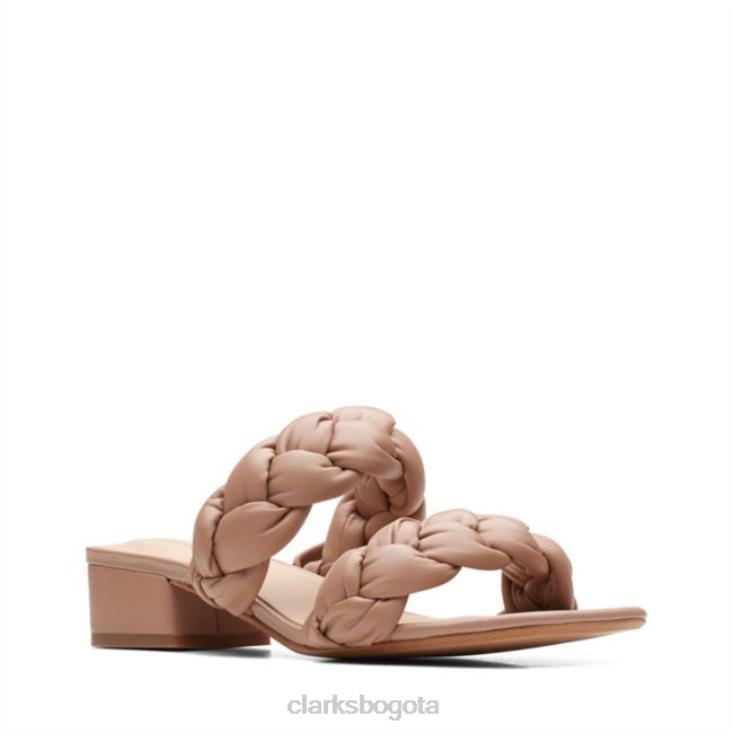 Clarks 0DX8L5256 cuero praliné clarks seren25 cuero praliné trenzado unisexo cuero praliné