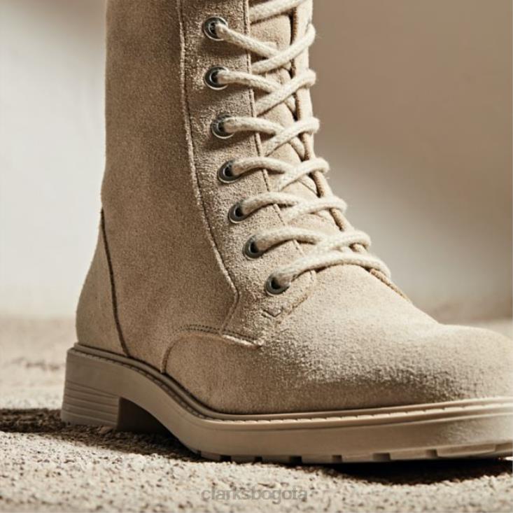 Clarks 0DX8L5258 clarks orinoco 2 estilo gamuza arena gamuza arena mujer gamuza arena