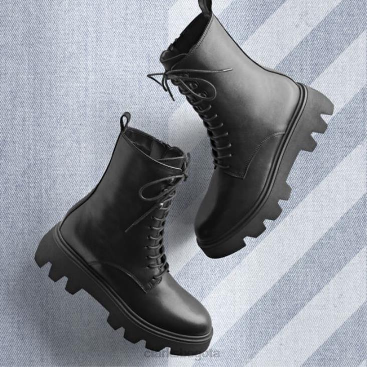 Clarks 0DX8L5260 motivo de cuero negro 20 encaje clarks de cuero negro mujer cuero negro