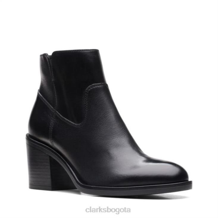 Clarks 0DX8L5265 clarks cuero negro Valvestino lo cuero negro unisexo cuero negro