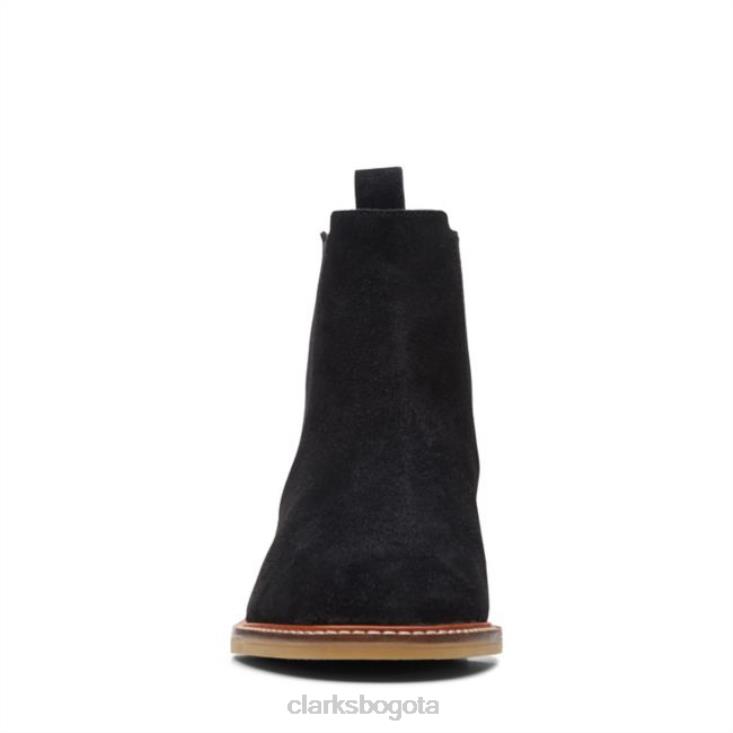 Clarks 0DX8L5268 colonia de ante negro arlo clarks de ante negro unisexo ante negro