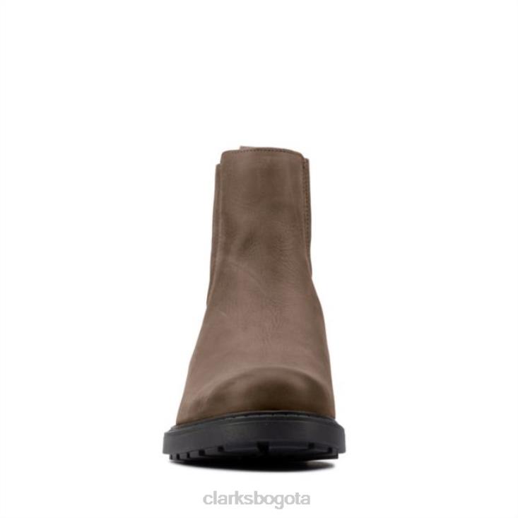 Clarks 0DX8L5270 orinoco2 topo medio aceitoso lea topo aceitoso lea clarks mujer hoja aceitosa color topo