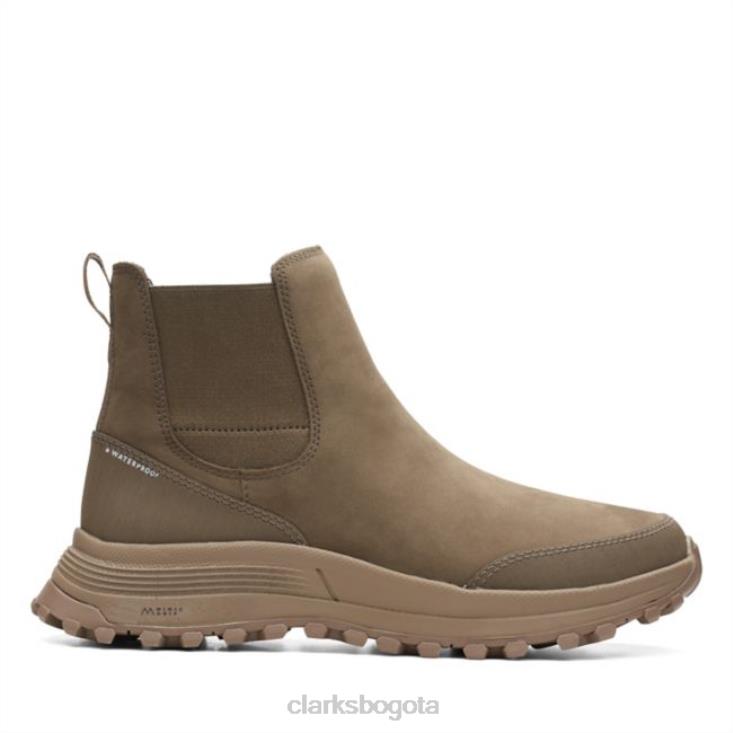 Clarks 0DX8L5275 nubuck caqui clarks atl trek up impermeable nubuck caqui mujer nubuck caqui