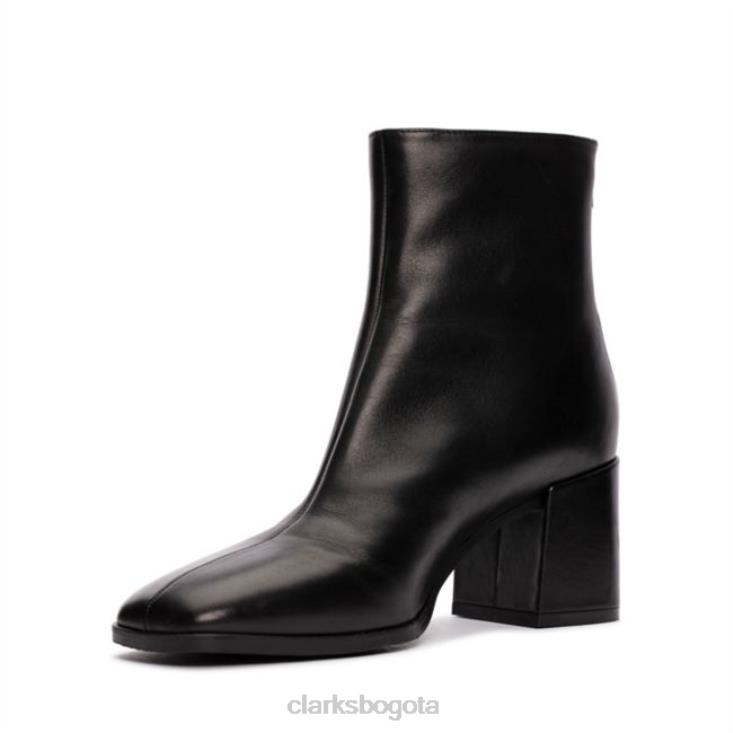 Clarks 0DX8L5283 clarks seren zip cuero negro cuero negro unisexo cuero negro