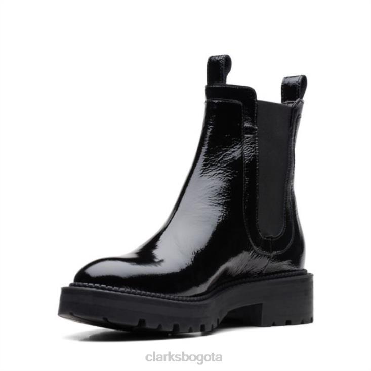 Clarks 0DX8L5286 anzino chelsea charol negro charol negro clarks mujer charol negro