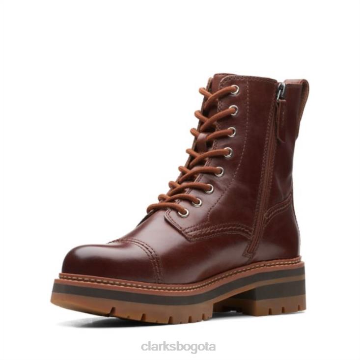 Clarks 0DX8L5290 gorra clarks orianna cuero bronceado británico cuero bronceado británico unisexo cuero bronceado británico