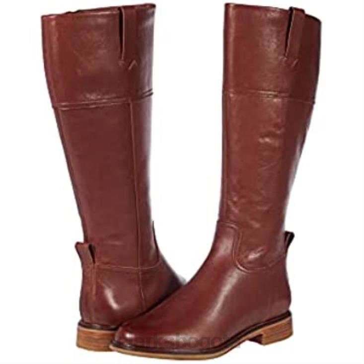 Clarks 0DX8L530 clarks clarkdale hi cuero tostado oscuro unisexo cuero bronceado oscuro