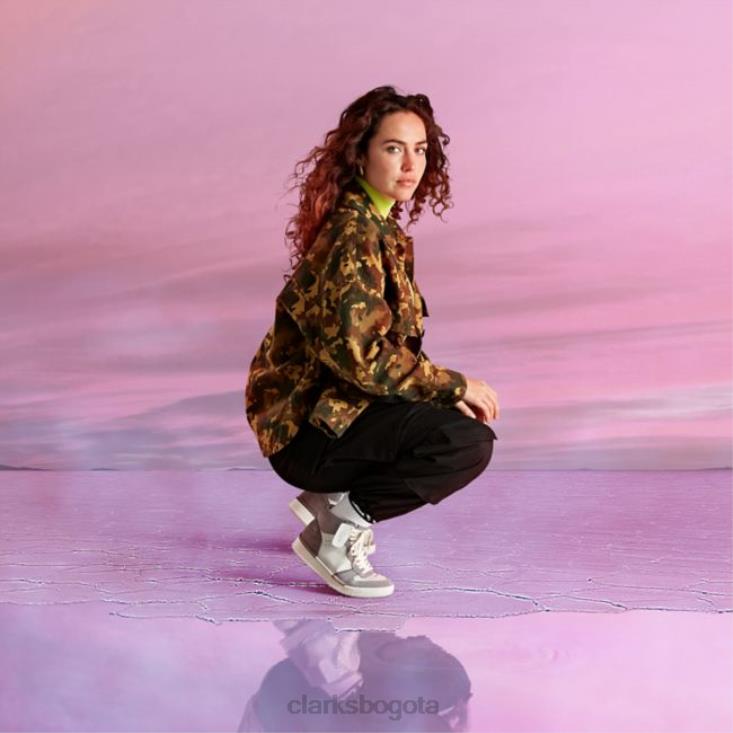 Clarks 0DX8L5309 taza artesanal combinación gris claro medio combinación gris claro clarks unisexo combinación gris claro