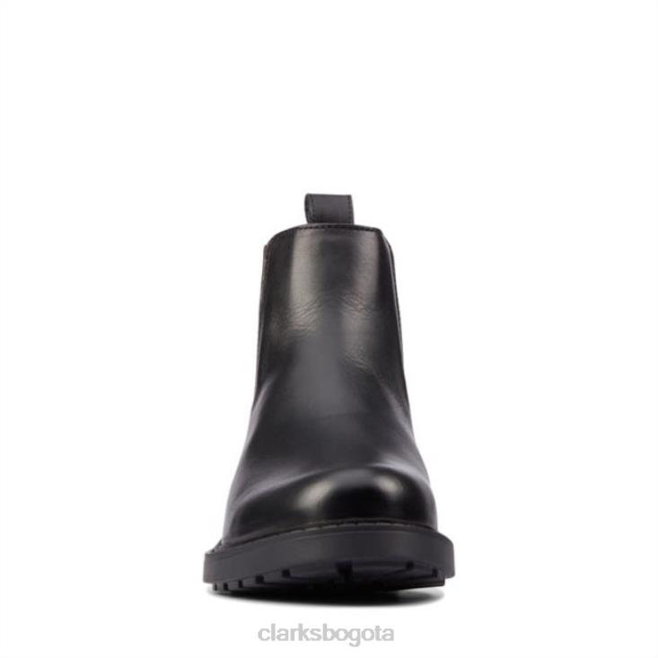 Clarks 0DX8L5315 cuero negro clarks orinoco2 carril cuero negro mujer cuero negro