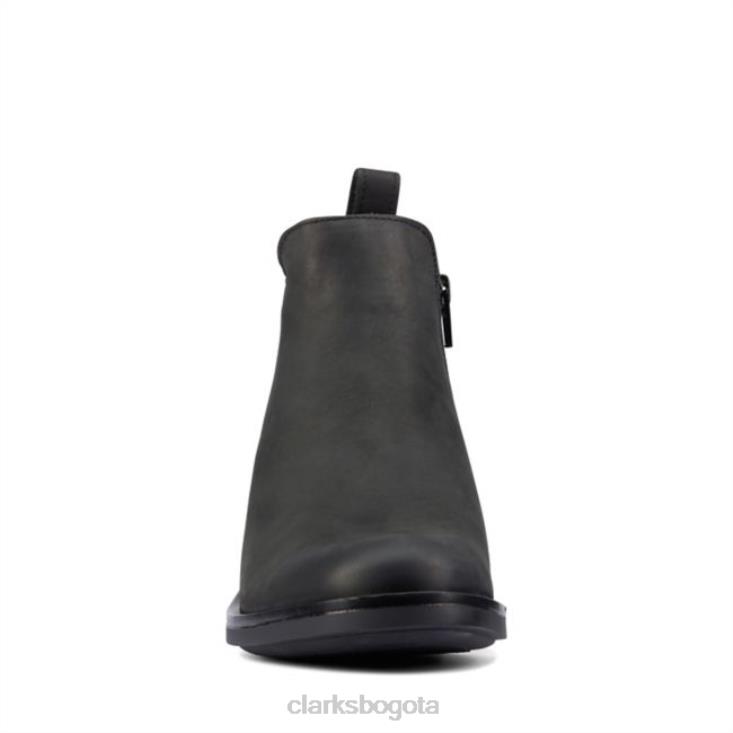 Clarks 0DX8L5320 clarks memi zip cuero negro cuero negro mujer cuero negro