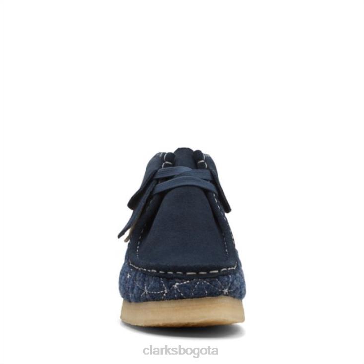 Clarks 0DX8L5339 bota clarks wallabee sashiko azul marino sashiko azul marino unisexo sashiko azul marino