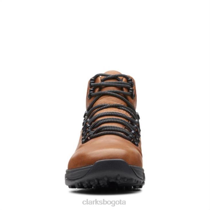 Clarks 0DX8L5342 tri path day 2 gore-tex cuero bronceado clarks de cuero bronceado unisexo cuero marrón