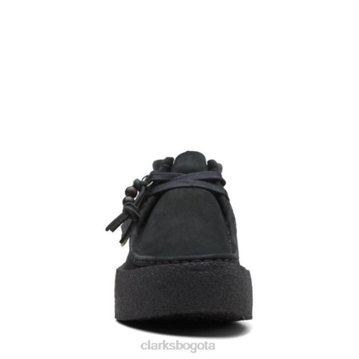 Clarks 0DX8L5349 Bota de copa wallabee de nobuck negro clarks de nobuck negro unisexo nubuck negro