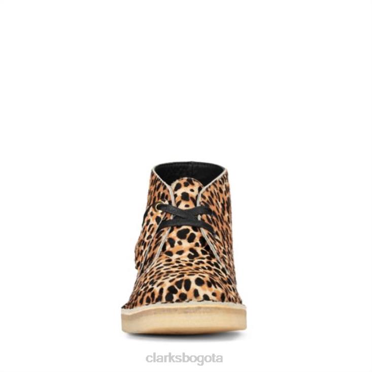 Clarks 0DX8L5353 botas clarks con estampado de leopardo po ny mujer poni con estampado de leopardo