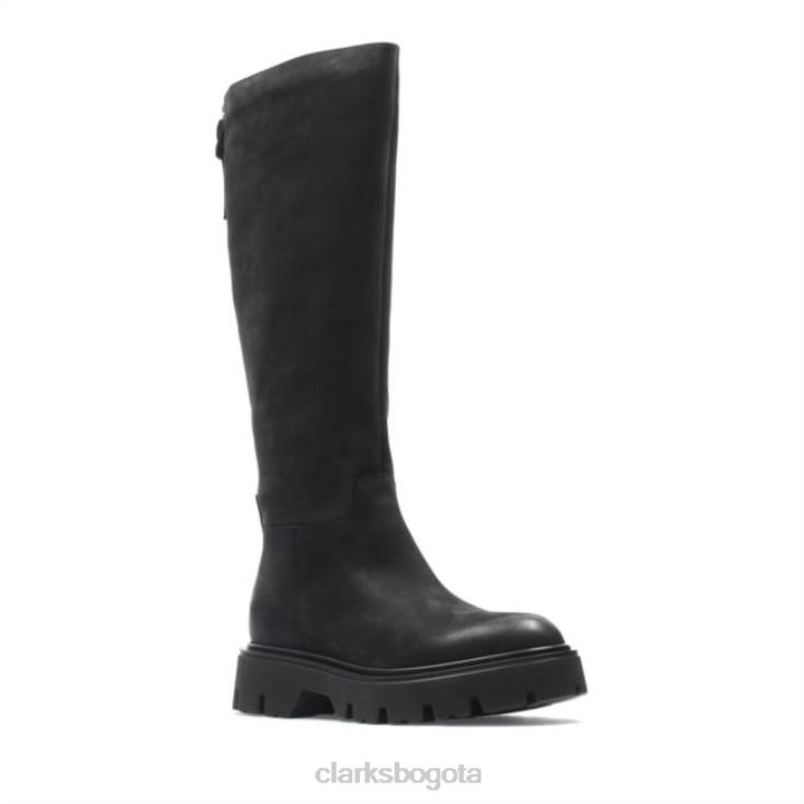 Clarks 0DX8L5355 nobuck negro clarks motivo hi nubuck negro mujer nubuck negro