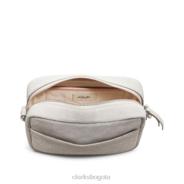Clarks 0DX8L5367 kierra correa gris metalizado clarks gris metalizado accesorios gris metalizado