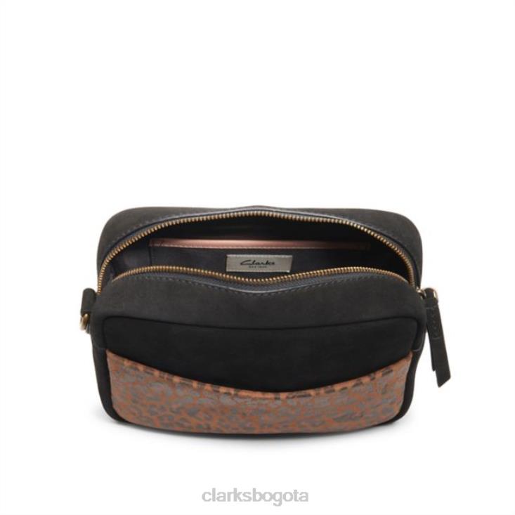 Clarks 0DX8L5369 clarks combi estampado de leopardo kierra correa combi estampado de leopardo accesorios combinación con estampado de leopardo