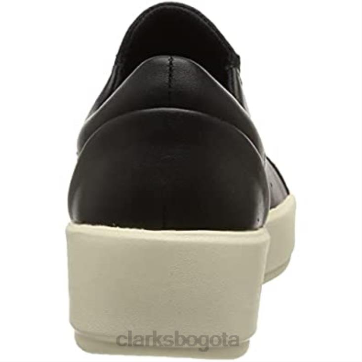 Clarks 0DX8L537 Zapatilla clarks layton rae de cuero azul marino para mujer mujer cuero azul marino