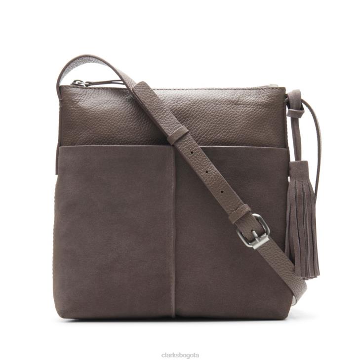 Clarks 0DX8L5371 ante topo clarks topsham lily ante topo accesorios gamuza color topo