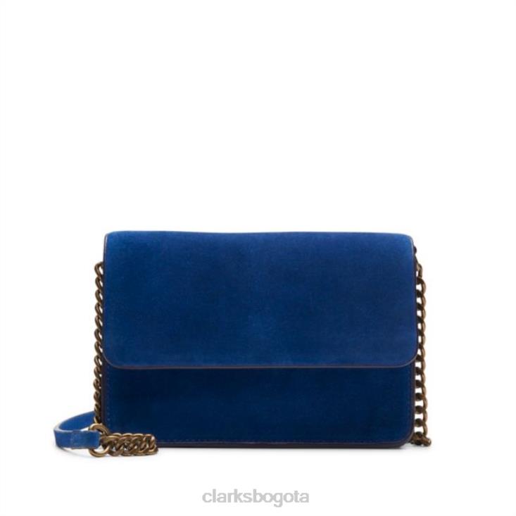 Clarks 0DX8L5375 treen 2 cross gamuza azul clarks gamuza azul accesorios gamuza azul