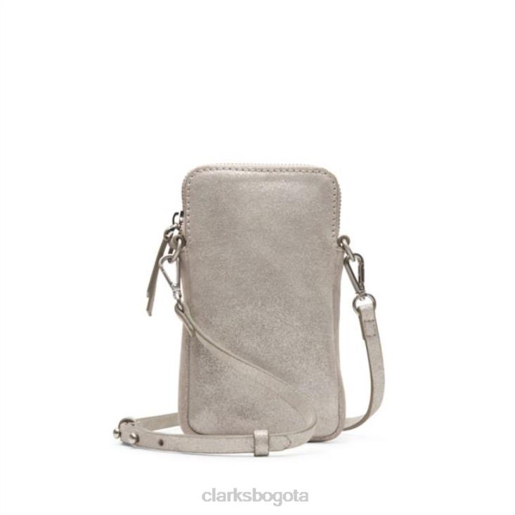 Clarks 0DX8L5376 gris metalizado teléfono clarks roslyn gris metalizado accesorios gris metalizado