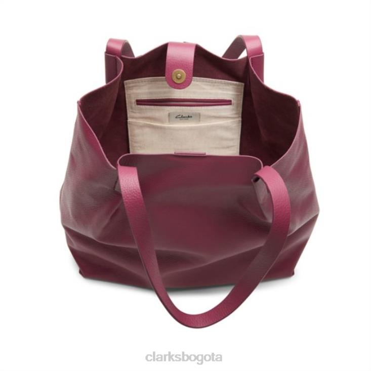 Clarks 0DX8L5380 bolso merlot raelyn merlot clarks unisexo merlot