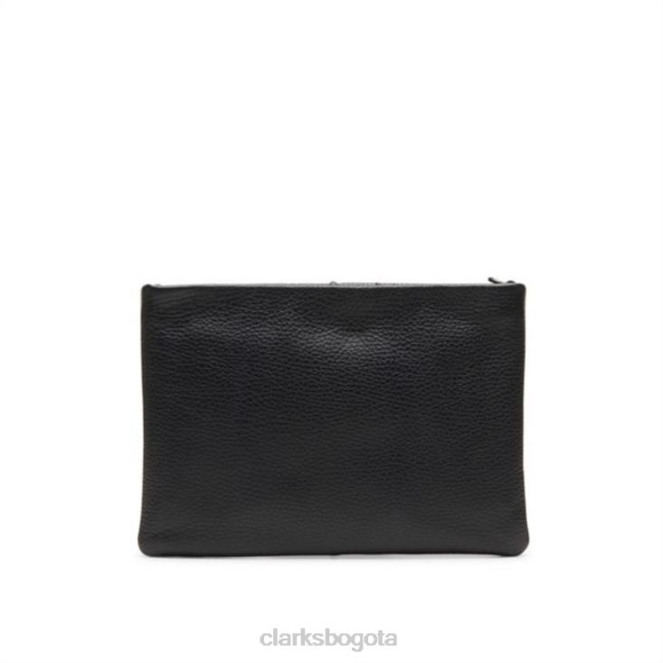 Clarks 0DX8L5389 roslyn cross cuero negro clarks cuero negro unisexo cuero negro