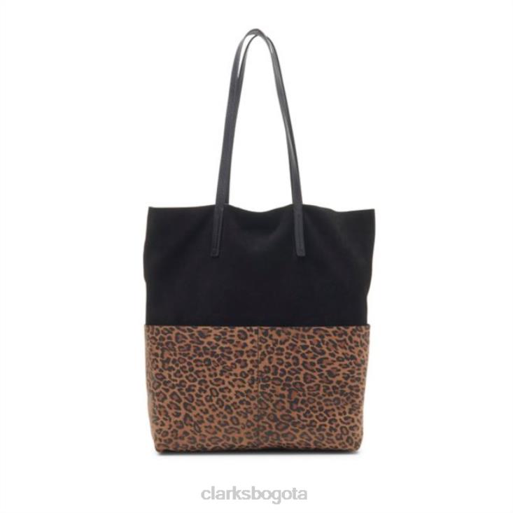 Clarks 0DX8L5391 Combinación con estampado de leopardo Hanley Dusk y combinación con estampado de leopardo de Clarks accesorios combinación con estampado de leopardo