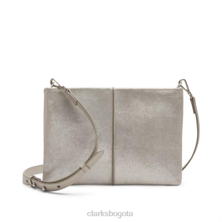 Clarks 0DX8L5399 roslyn cross gris metalizado clarks gris metalizado unisexo gris metalizado