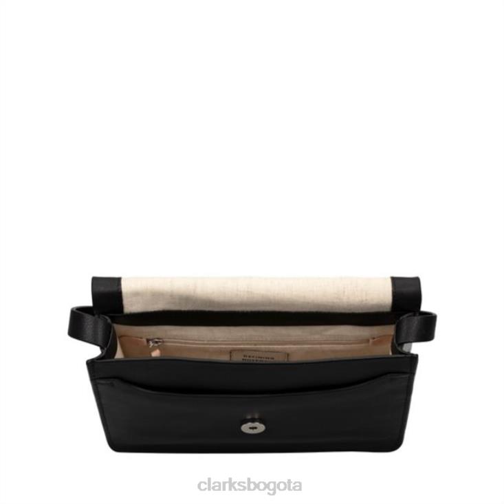 Clarks 0DX8L5406 clarks negros negros del río treen accesorios negro