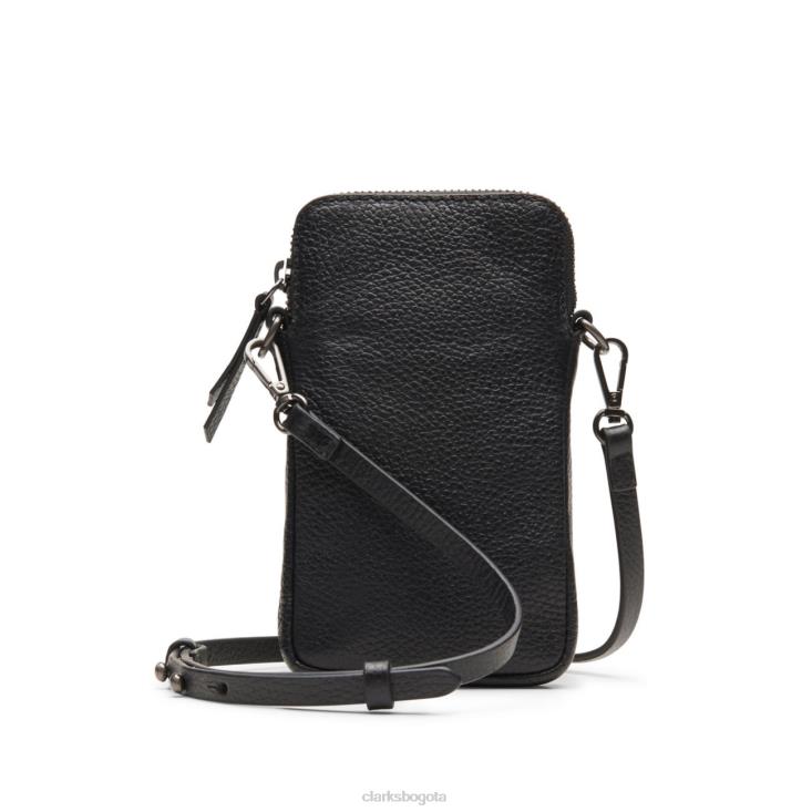 Clarks 0DX8L5409 clarks black roslyn teléfono negro accesorios negro